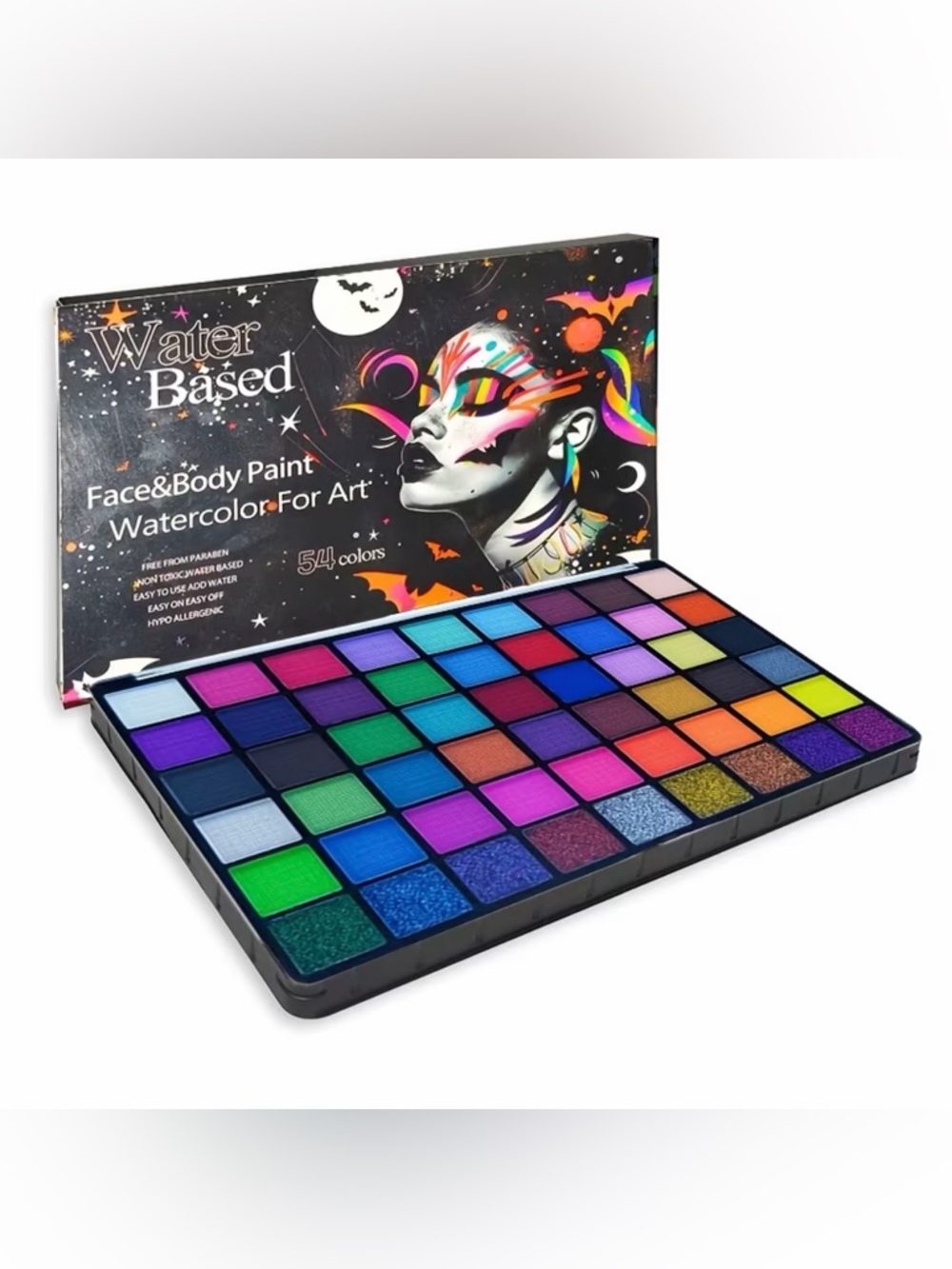 Macy's Water Based Face & Body Paint Palette - Bright Multicolor Set